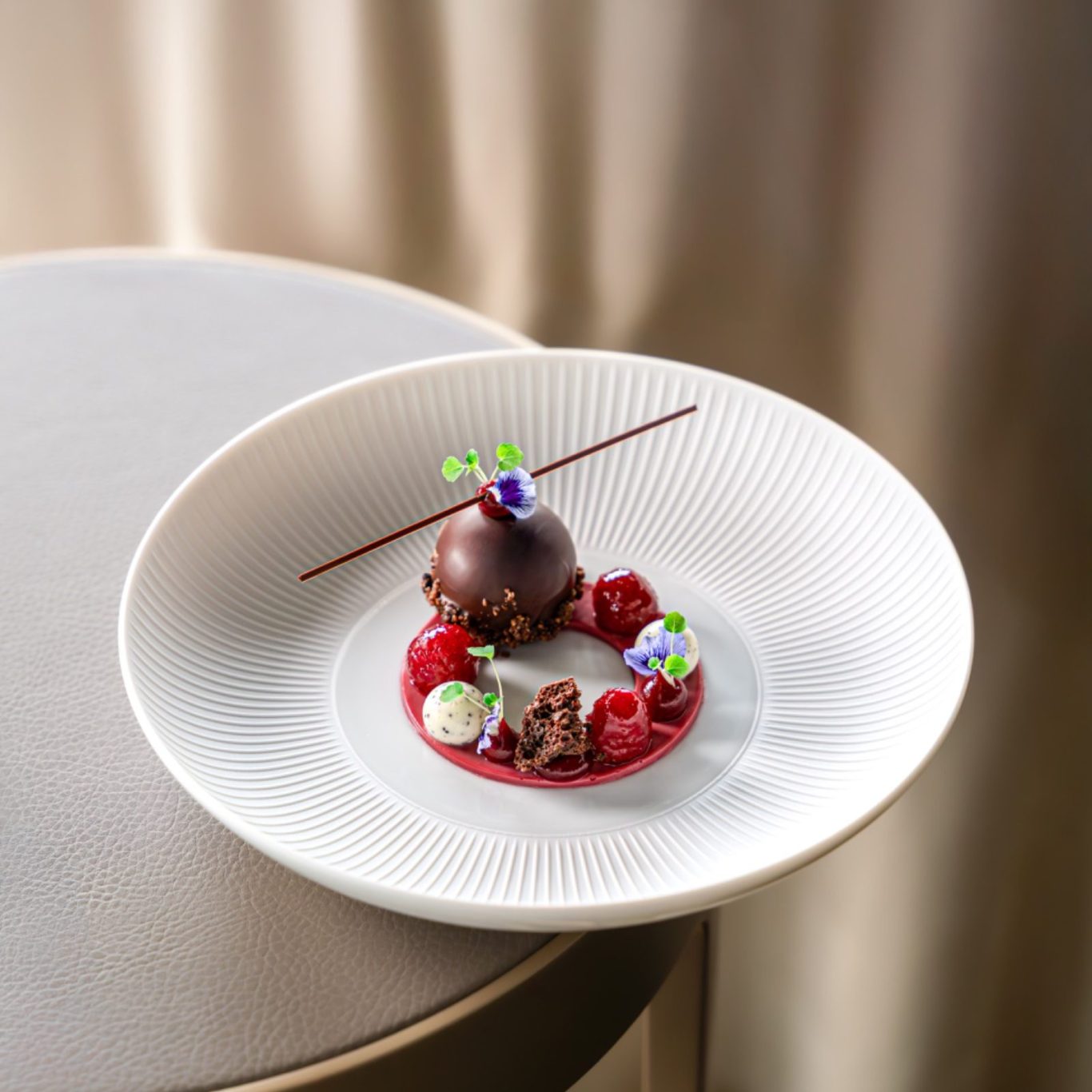 Himbeere Himbeere, Schokolade, Michelin Star, Dessert, Patissier des Jahres, Bareiss,