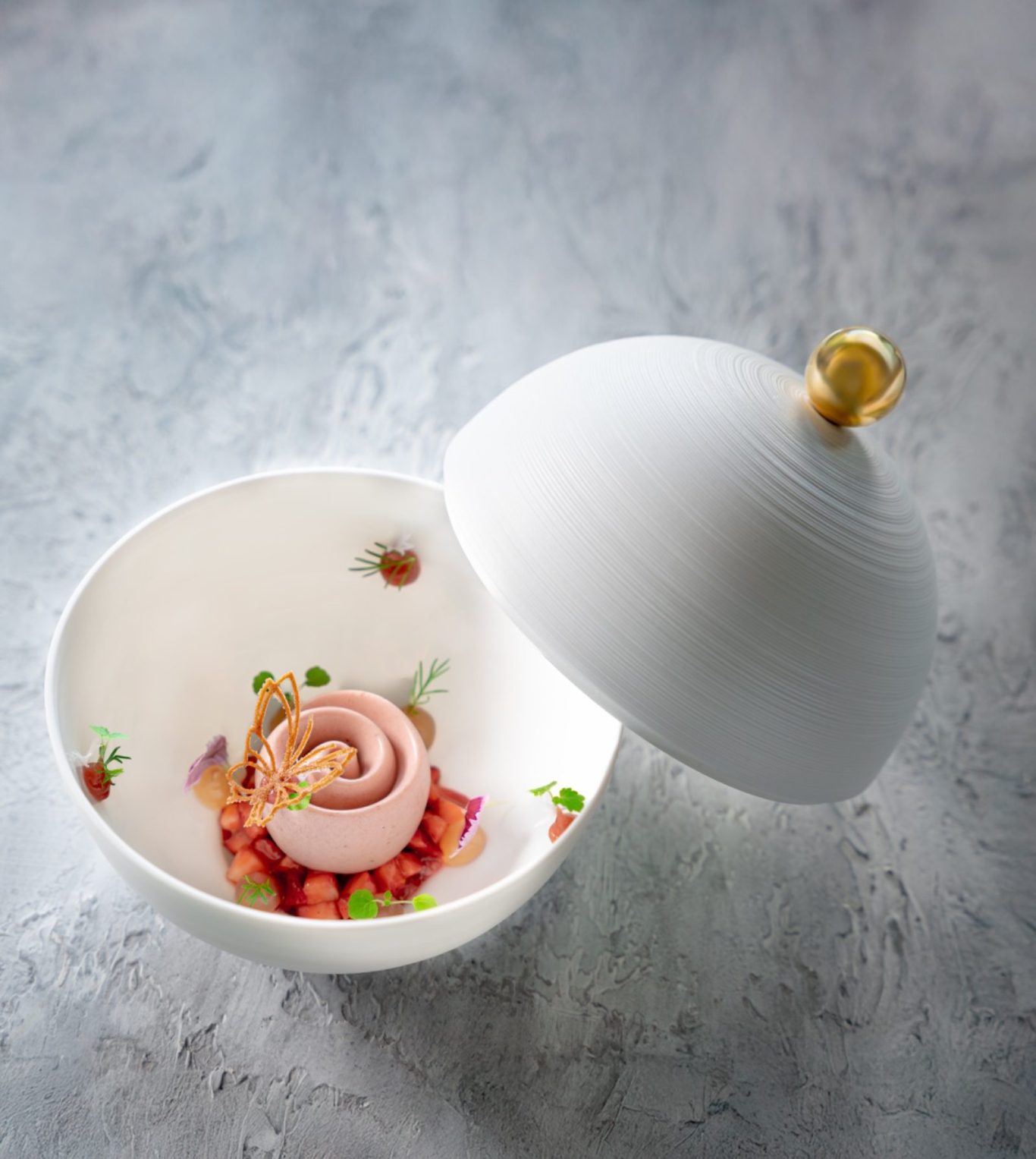 Erdbeere, Michelin Star, Patissier, Patissier des Jahres, Bareiss, Thymian, Fine dinning,
